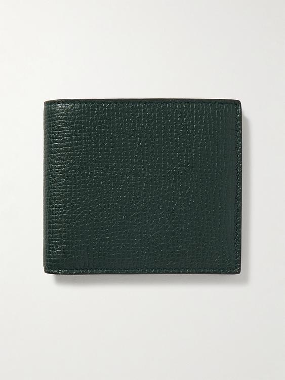 Dark green wallet from Smythson