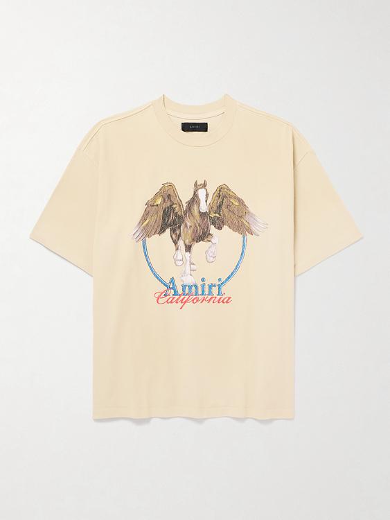 Print beige t-shirt from Amiri