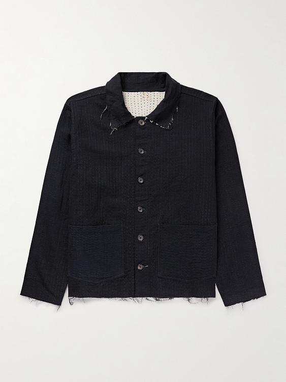 Black casual jacket from Kartik Research