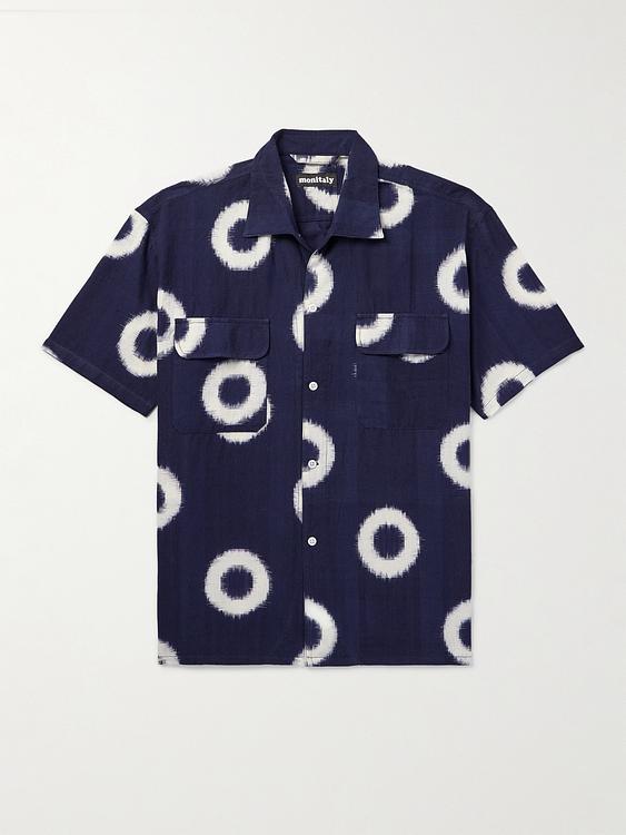 Dark blue short sleeve shirt from Monitaly