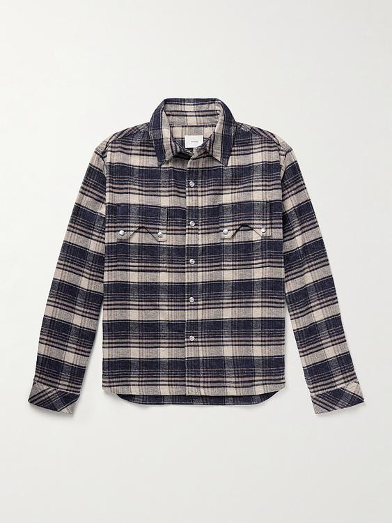 Checkered black flannel shirt from Rhude