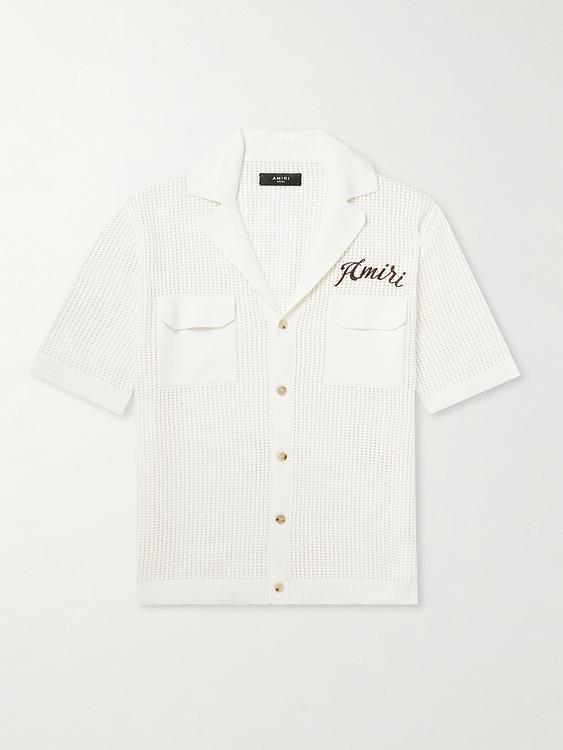 White short sleeve shirt from Amiri