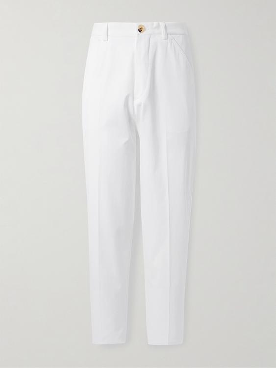White chinos from Brunello Cucinelli