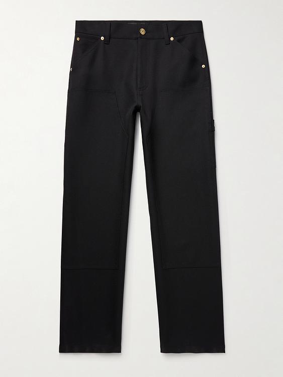 Black chinos from Versace