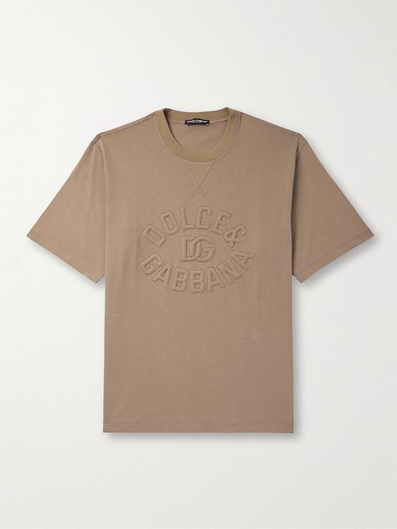 Print grey t-shirt from Dolce&Gabbana