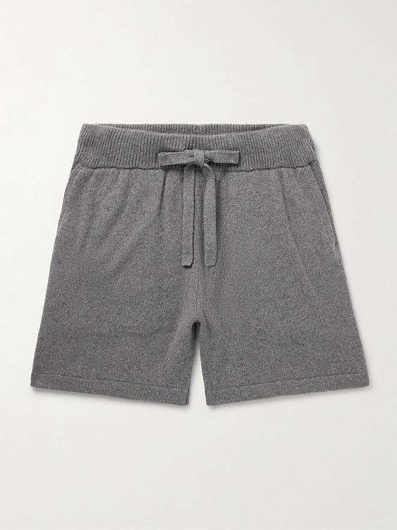 Grey sweatshorts from The Elder Statesman