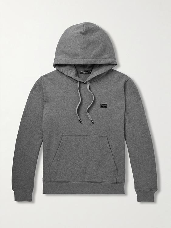 Grey hooded sweatshirt from Dolce&Gabbana