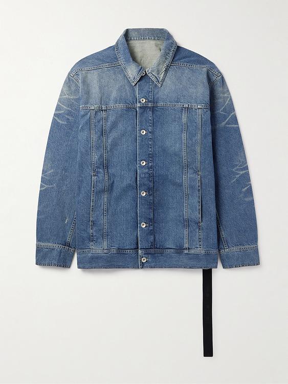 Blue denim jacket from Drkshdw By Rick Owens