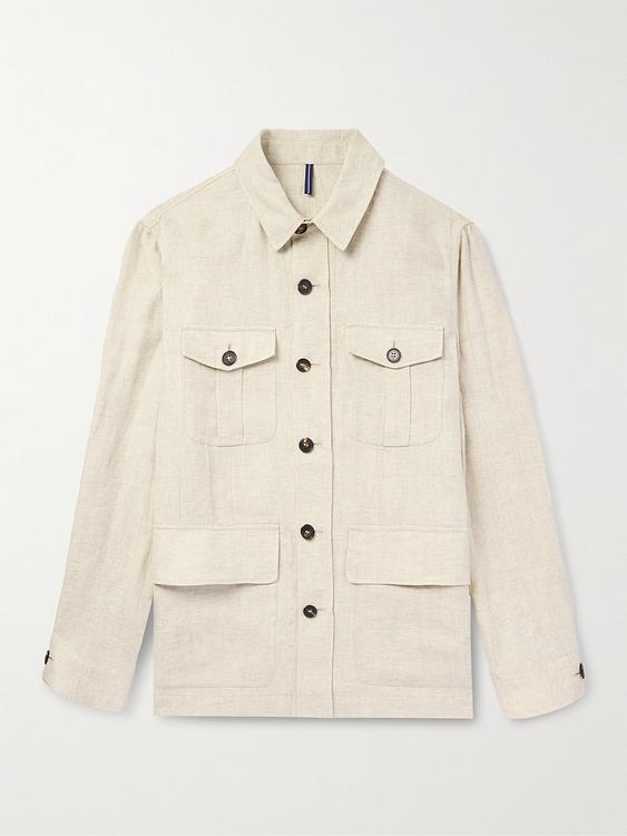 White overshirt from Incotex