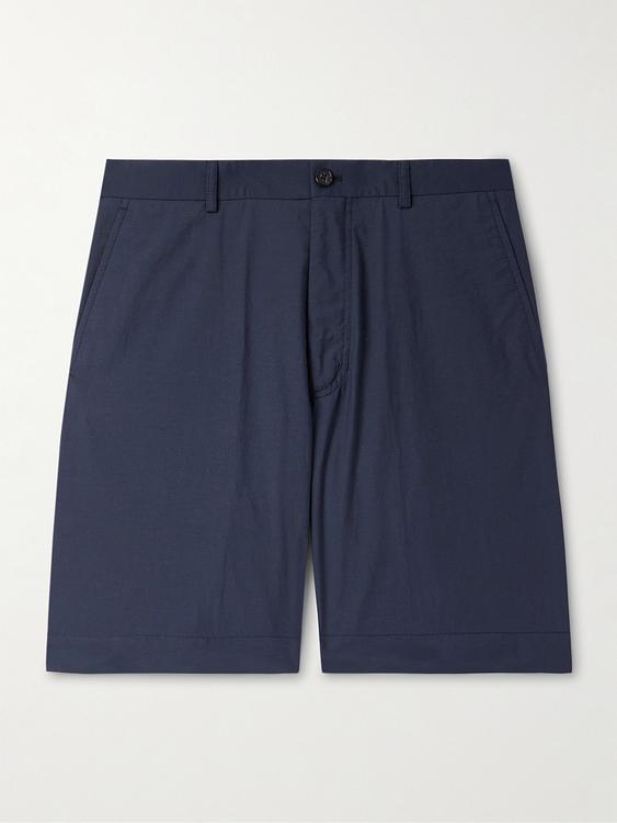 Dark grey chino shorts from Incotex