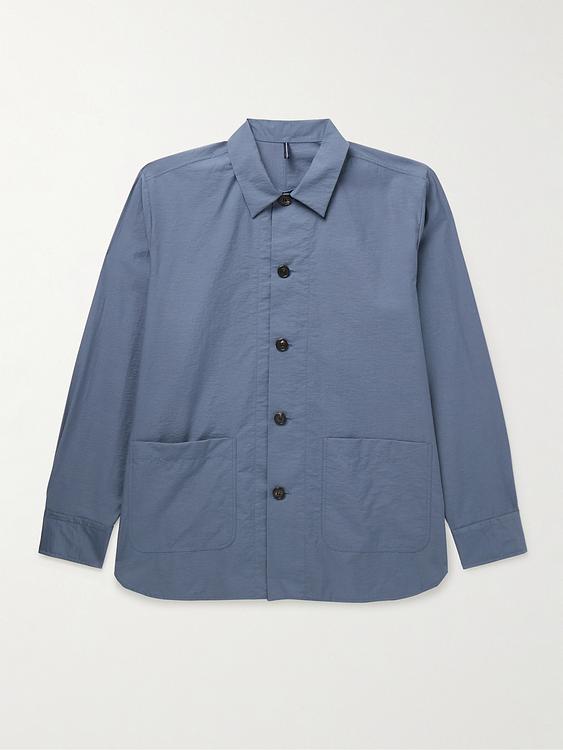 Blue overshirt from Incotex