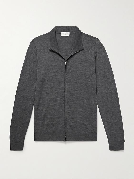 Dark grey full-zip from Piacenza 1733