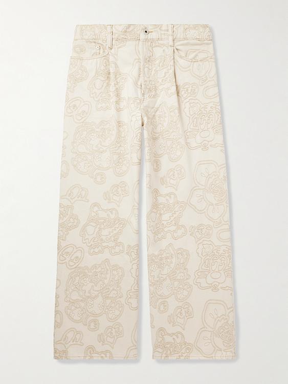 White casual trousers from Kenzo