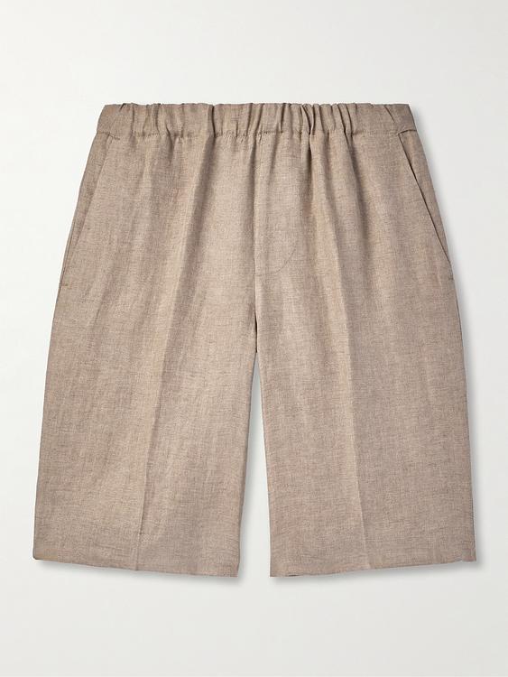 Grey chino shorts from Piacenza 1733