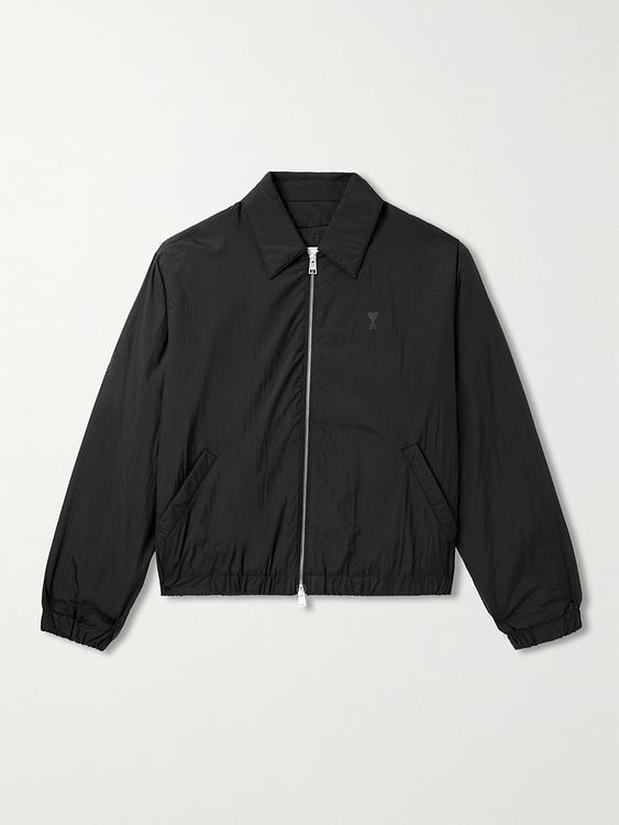 Black bomber jacket from Ami Paris