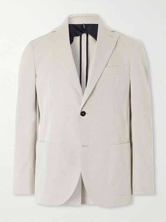 White suit jacket from Incotex
