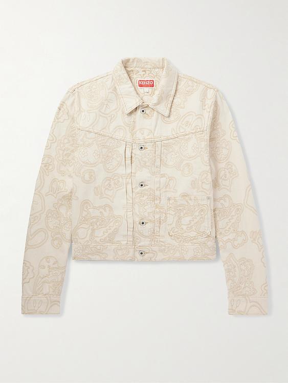 White denim jacket from Kenzo