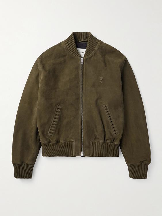 Dark green bomber jacket from Ami Paris