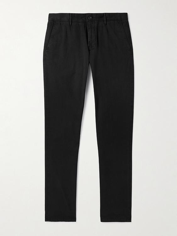 Black chinos from Incotex