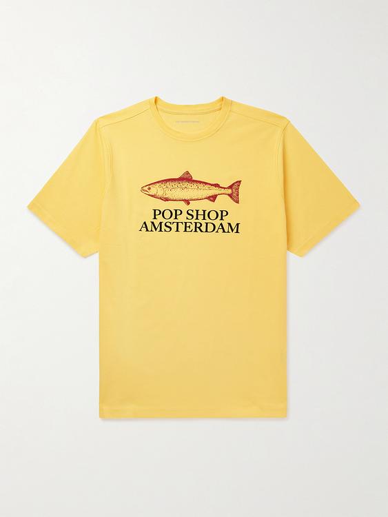 Print yellow t-shirt from Pop Trading Company