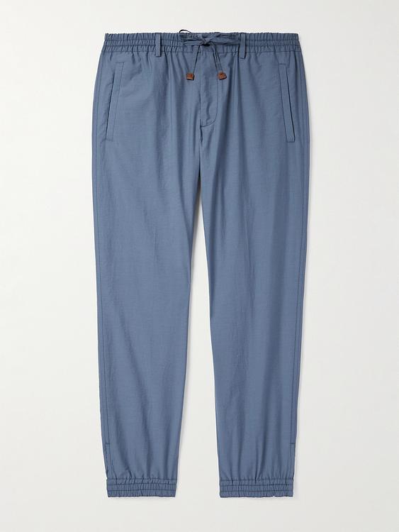 Blue casual trousers from Incotex