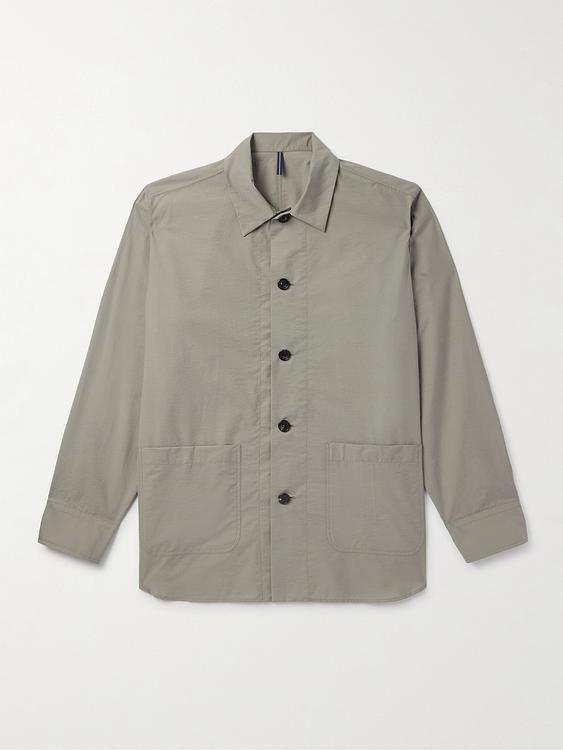Grey overshirt from Incotex
