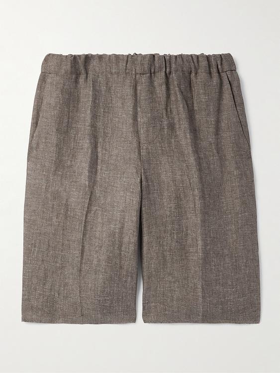 Taupe chino shorts from Piacenza 1733