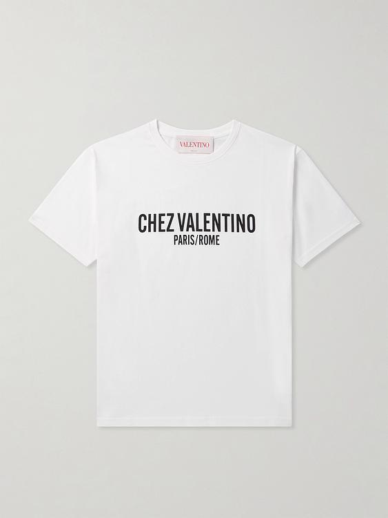 Print white t-shirt from Valentino Garavani