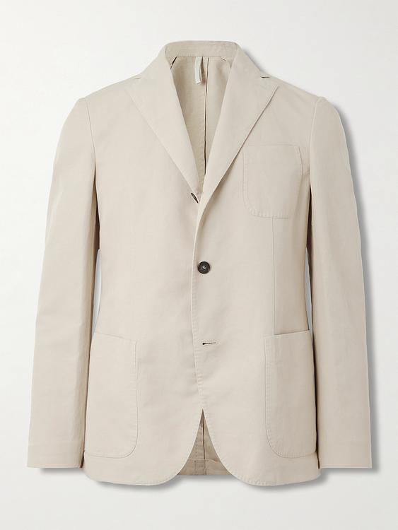 White suit jacket from Incotex