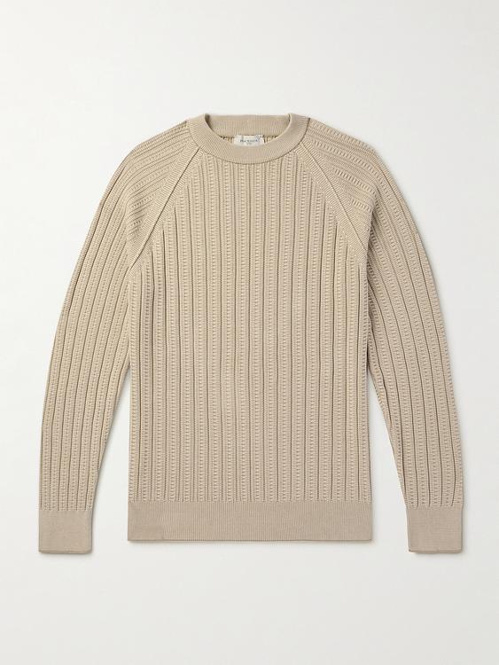 Taupe sweater from Piacenza 1733