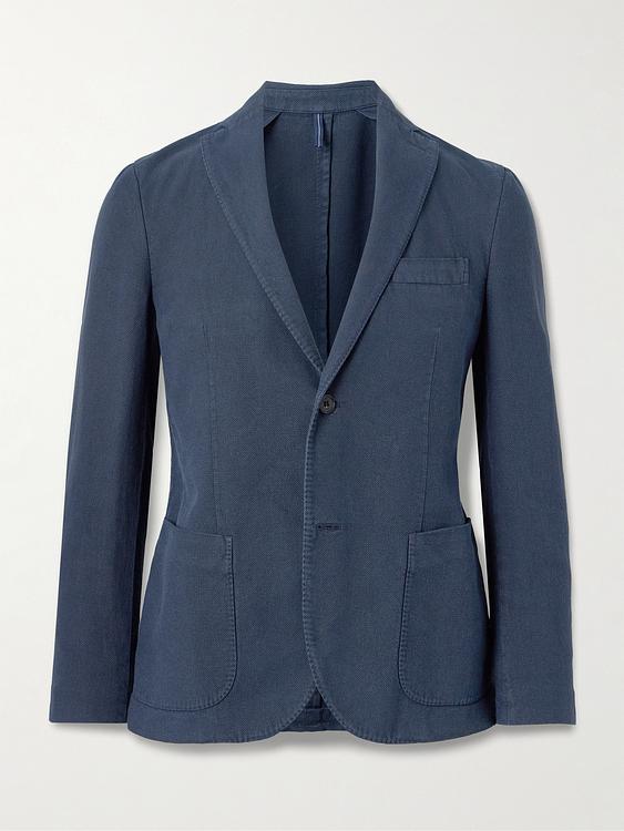 Dark blue blazer from Incotex