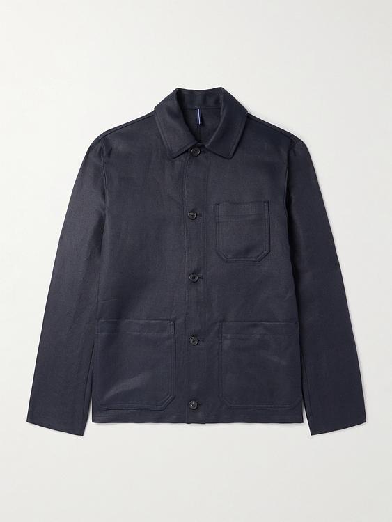 Black overshirt from Incotex