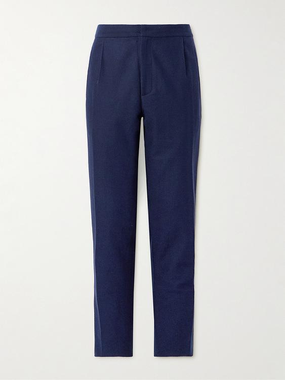 Dark blue chinos from Incotex