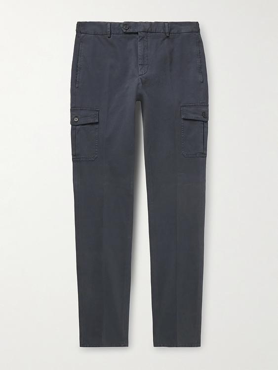 Dark grey chinos from Incotex