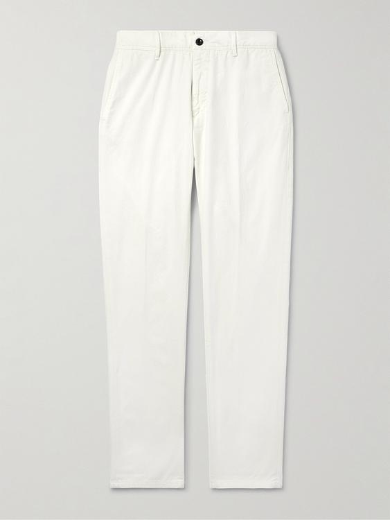 White casual trousers from Incotex
