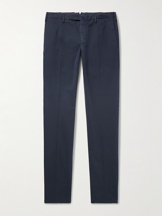 Dark grey chinos from Incotex