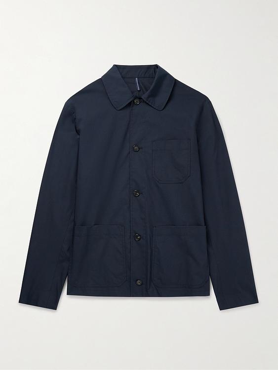 Black overshirt from Incotex