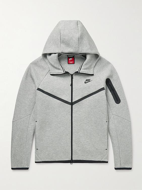 Print grey hooded sweatshirt from Nike