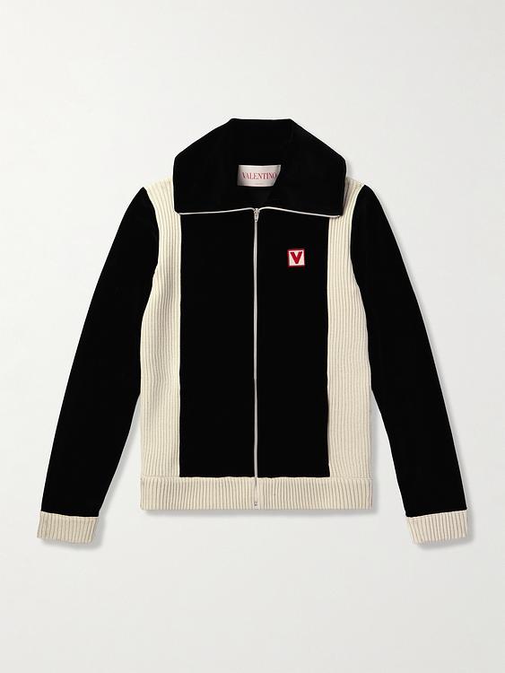 Print black casual jacket from Valentino Garavani