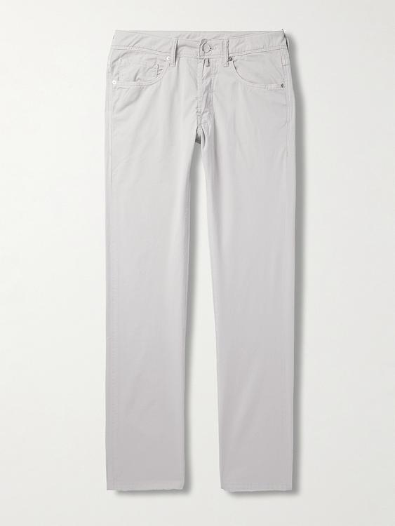 Grey chinos from Incotex