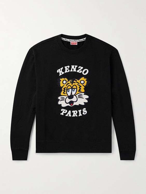 Print black sweatshirt from Kenzo