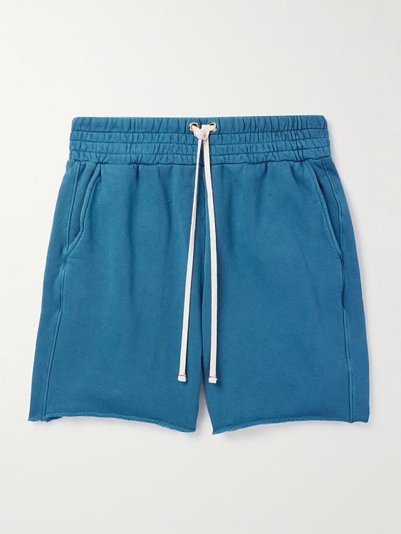Blue sweatshorts from Les Tien