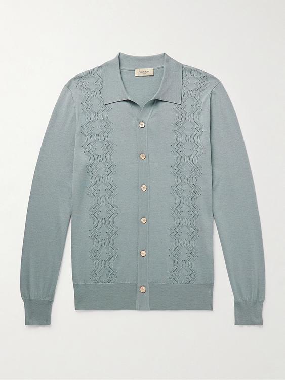 Grey cardigan from Piacenza 1733