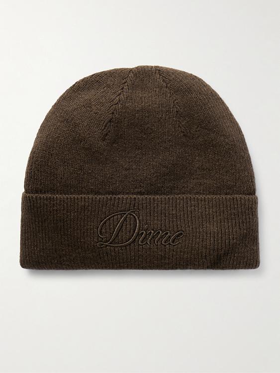 Dark brown beanie from DIME