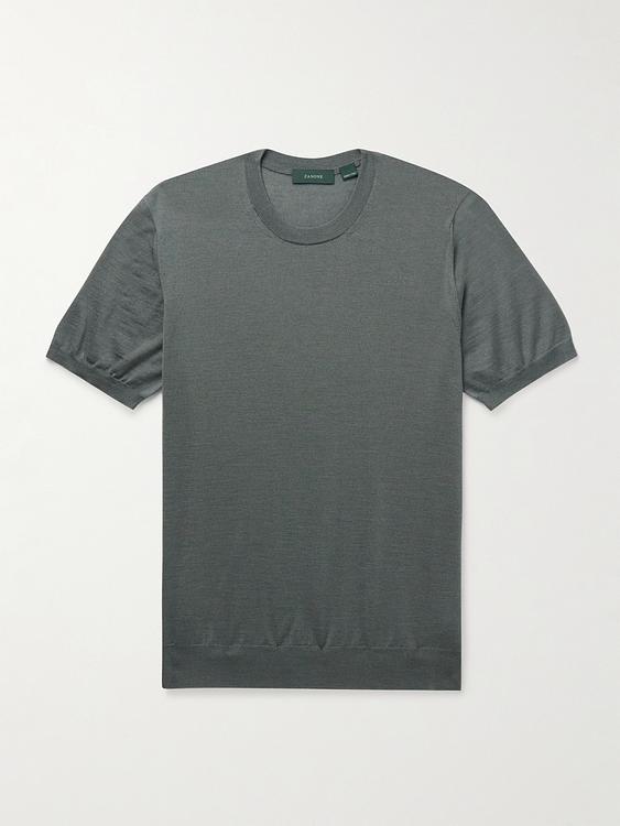 Dark grey t-shirt from Incotex
