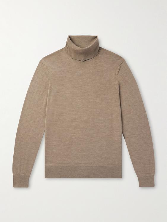 Grey turtleneck from Tom Ford