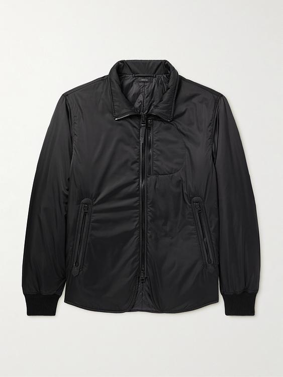 Black bomber jacket from Tom Ford