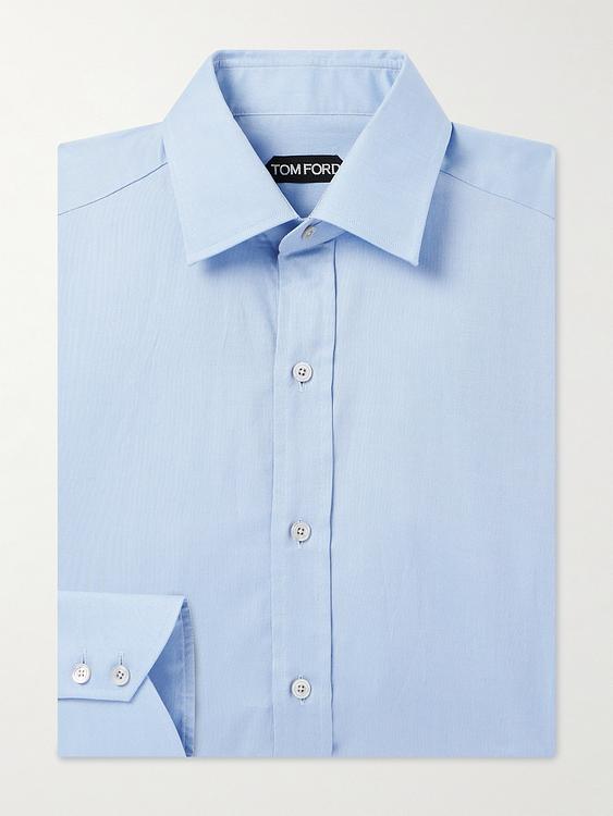 Light blue business shirt from Tom Ford