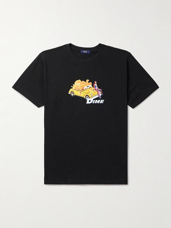 Print black t-shirt from DIME