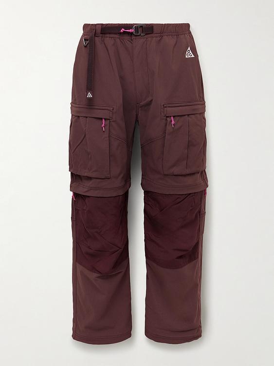 Purple cargo trousers from Nike